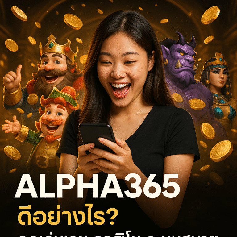 ALPHA365 ดีอย่างไร? จุดเด่นเกม คาสิโน ระบบสบาย