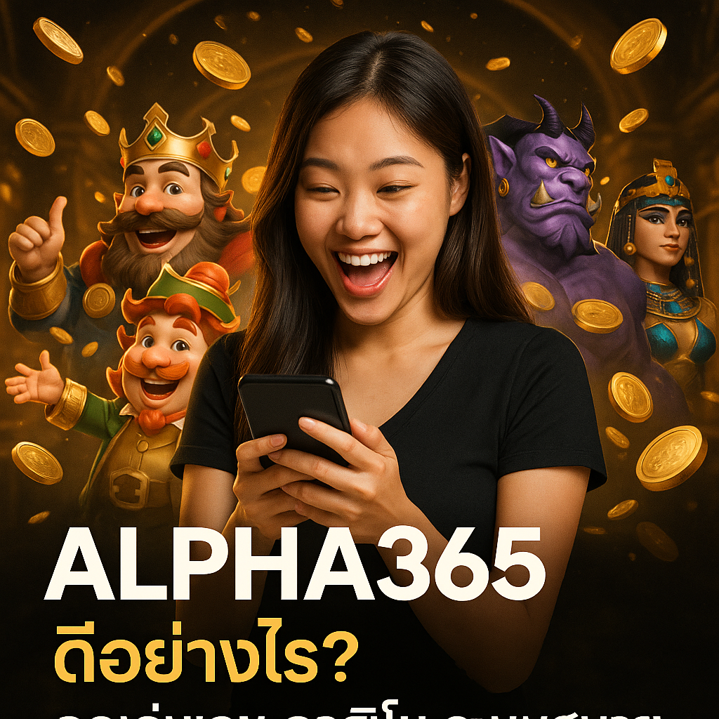 ALPHA365 ดีอย่างไร? จุดเด่นเกม คาสิโน ระบบสบาย
