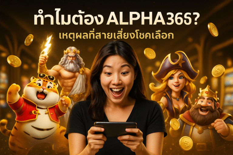ทำไมต้อง ALPHA365? เหตุผลที่สายเสี่ยงโชคเลือก