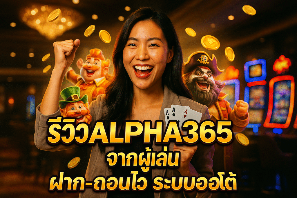รีวิว ALPHA365 จากผู้เล่น ฝาก-ถอนไว ระบบออโต้