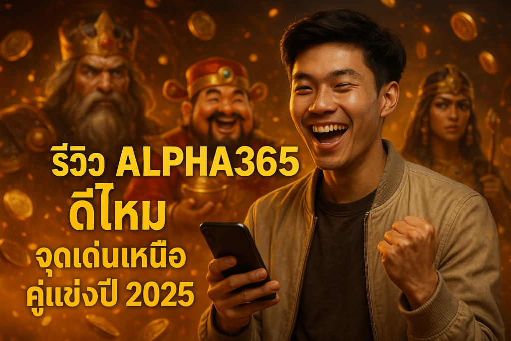 รีวิว ALPHA365 ดีไหม จุดเด่นเหนือคู่แข่งปี 2025